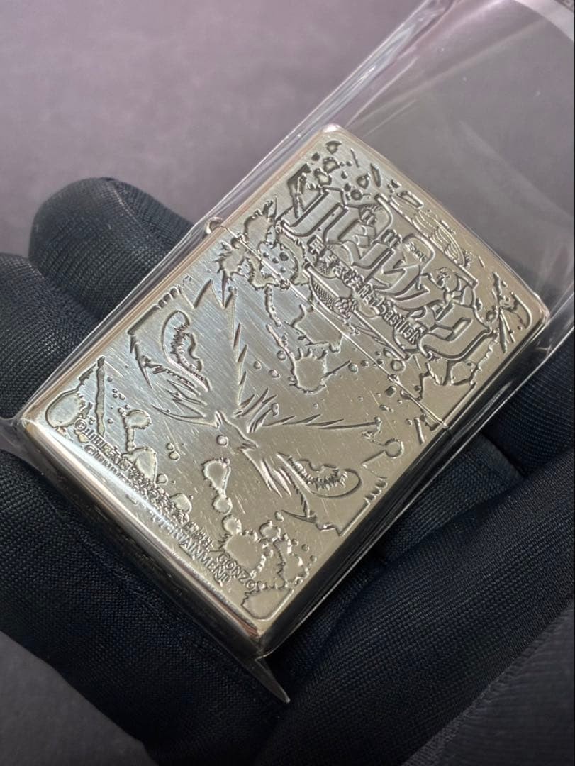Zippo Basilisk The Kouga Ninja Scrolls Silver Double Sided Processing Lighter