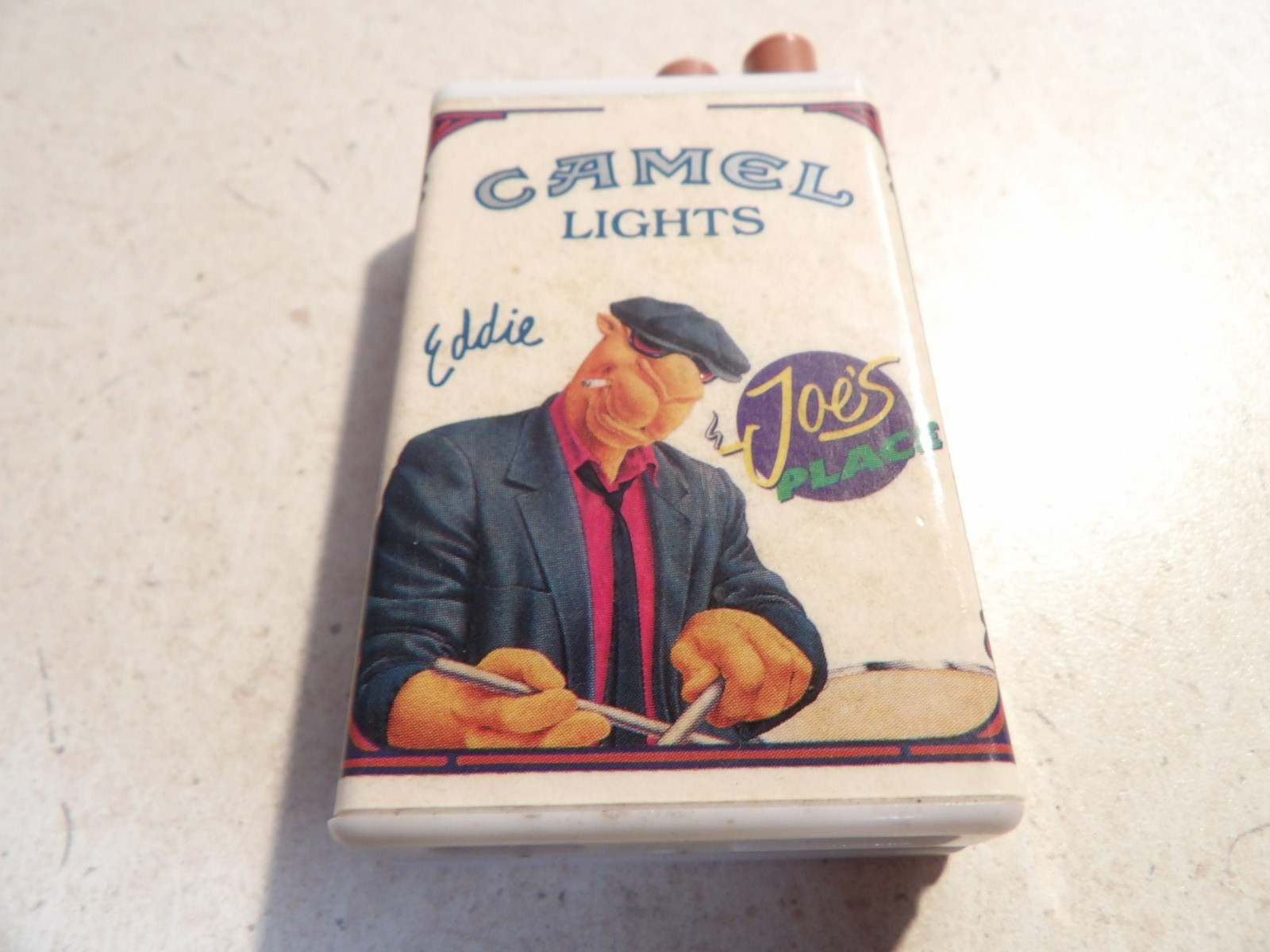 Camel Lighter Permanent/Striker Ligter Joes’ Place EDDIE the Drummer New