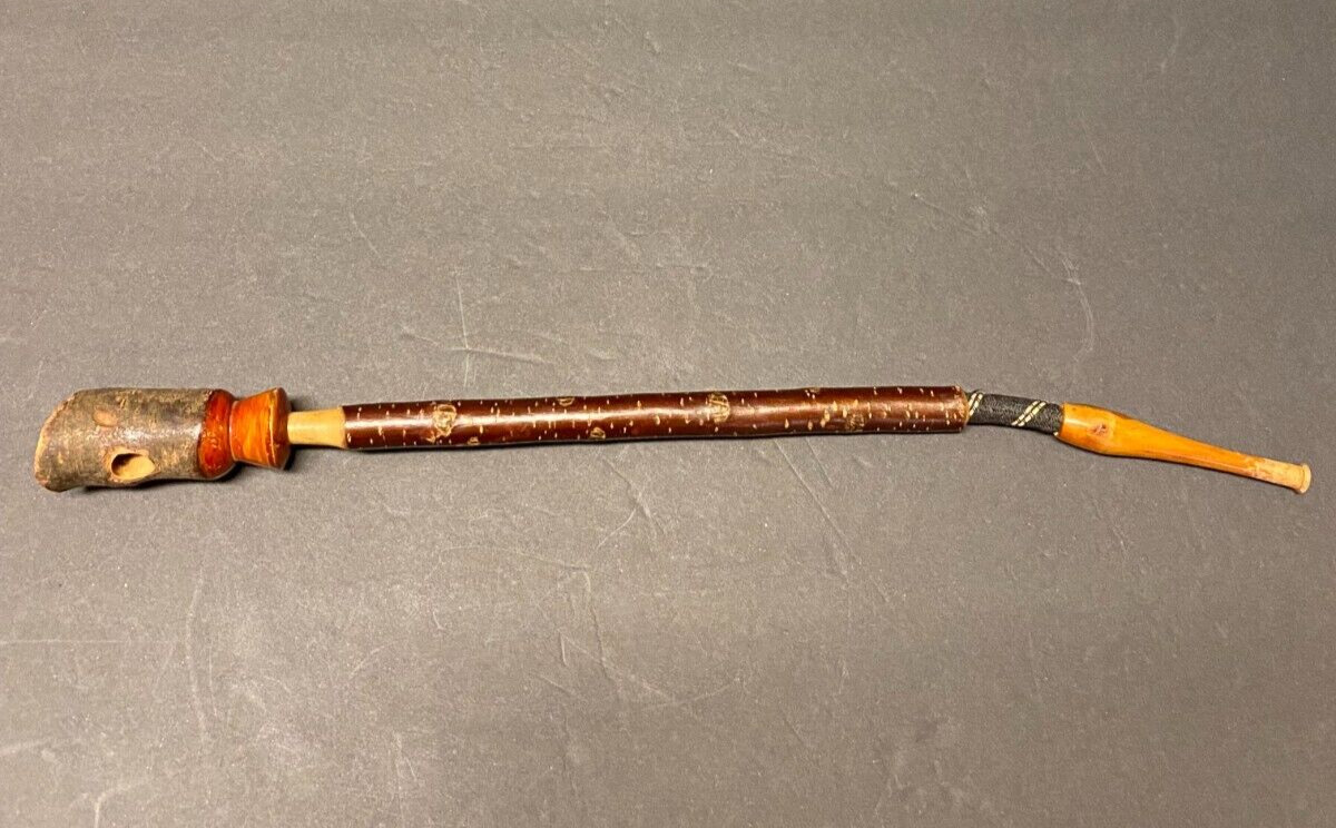 Vintage Austrian Souvenir Cherry Wood Tobacco Smoking Pipe