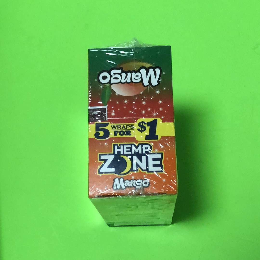 FREE GIFTS🎁Hemp🍁Zone Mango🥭75 High Quality Natural Herbal Rolling Papers 15pk