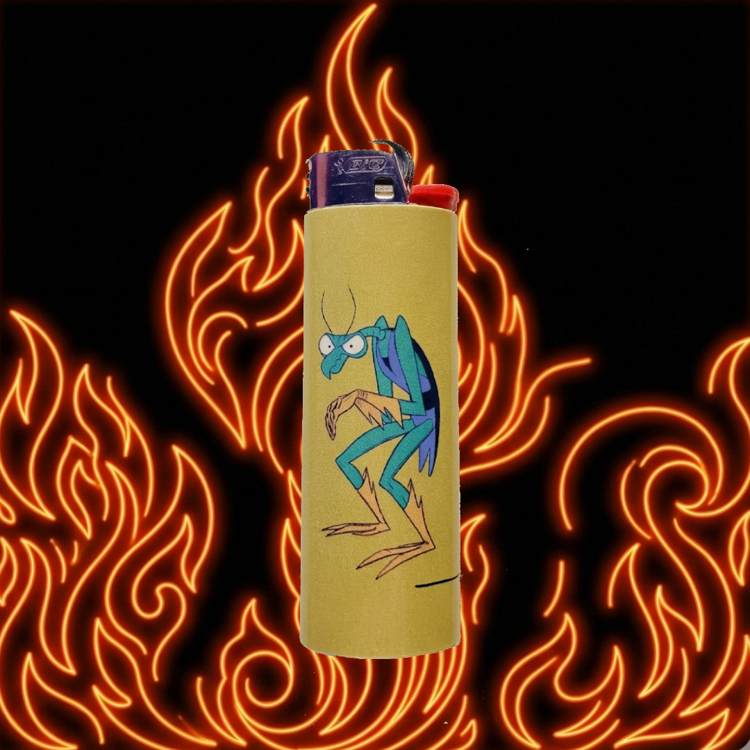 Space Ghost Coast to Coast Zorak Adult swim wrapped wrap/cover Bic Lighter