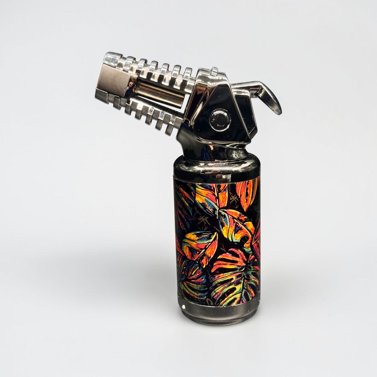 JOBON Jet Torch Lighter Windproof Refillable Butane Adjustable Flame Metal