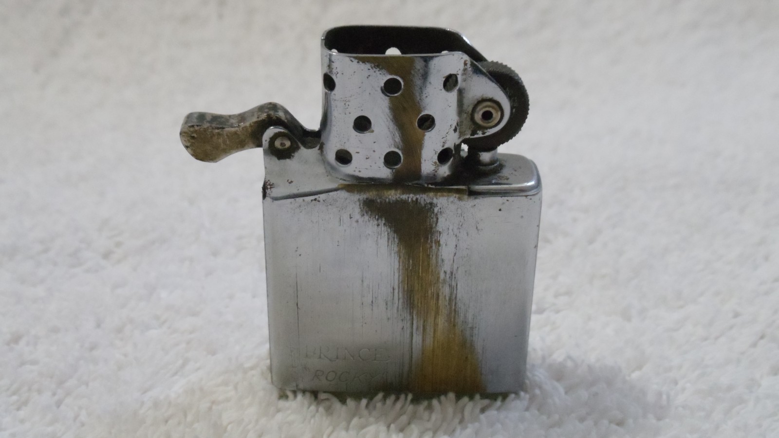 Vintage Korean War Era Prince RUCKY Engraved “NORDEN BOMB SIGHT” WWII Militaria