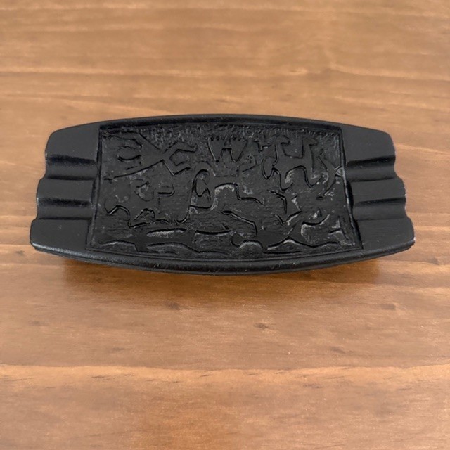 ​VTG Hawaiian Black Lava Ashtray, Coco Joe Tiki 1960’s Design Made in Hawaii