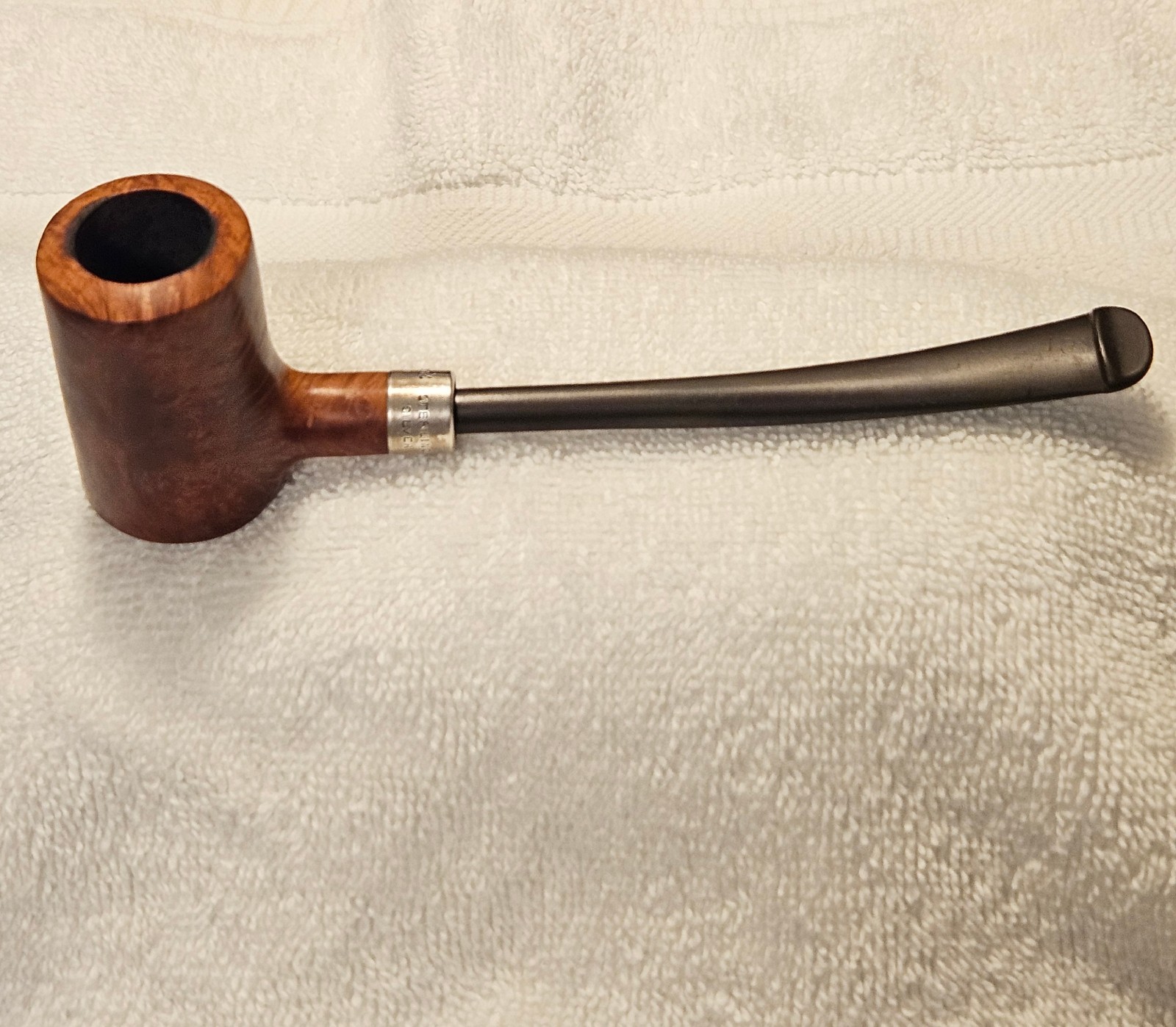 RARE! Peterson Pipe Speciality Smooth Sterling Silver Mounted Tankard P-Lip