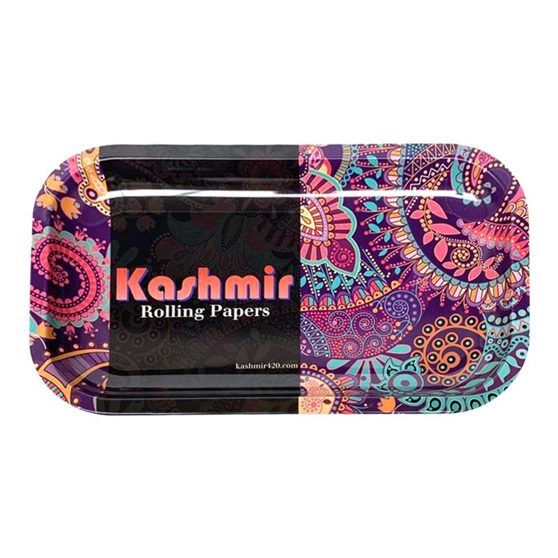 Premium Rolling Tray x 3Ct Metal Cigarette Rolling Tray -10.5×6.25 Small-Kashmir