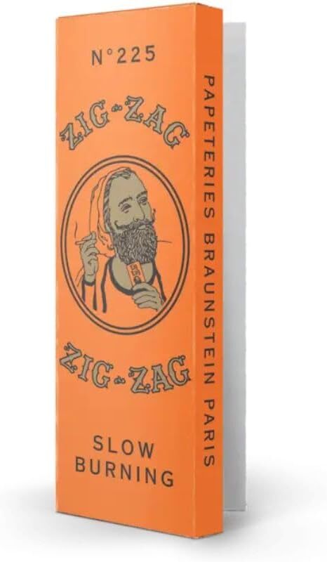 AUTHENTIC Zig-Zag 1 1/4 French Orange Rolling Papers 24 Booklets with 32 each