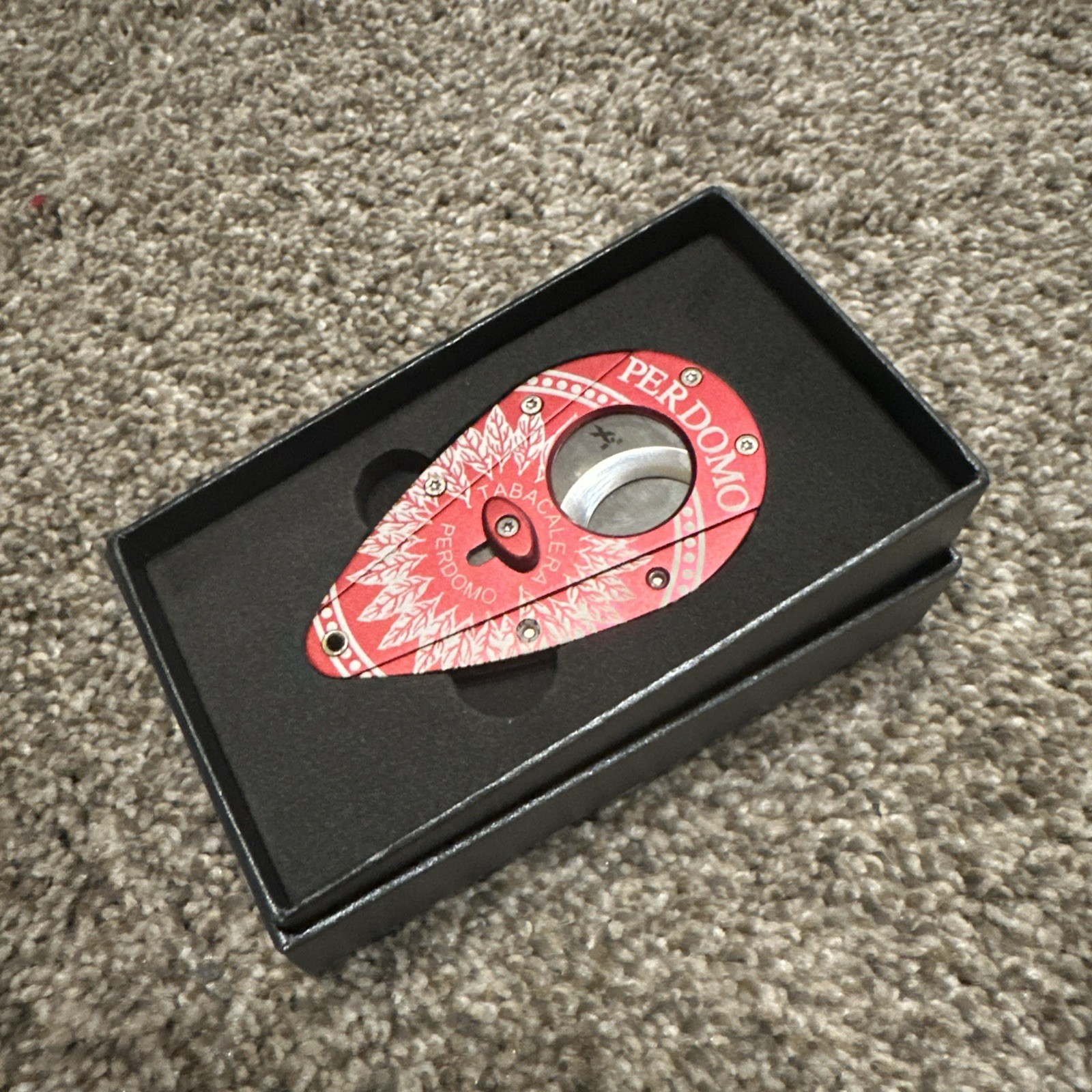 Xikar Xi1 Perdomo Branded Cigar Cutter – Red – New