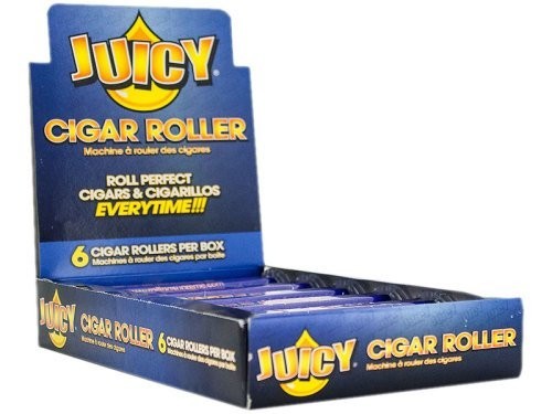 Cigar Roller Machine 120mm – Unflavored Rolling Papers, Pack of 6, Easy Use