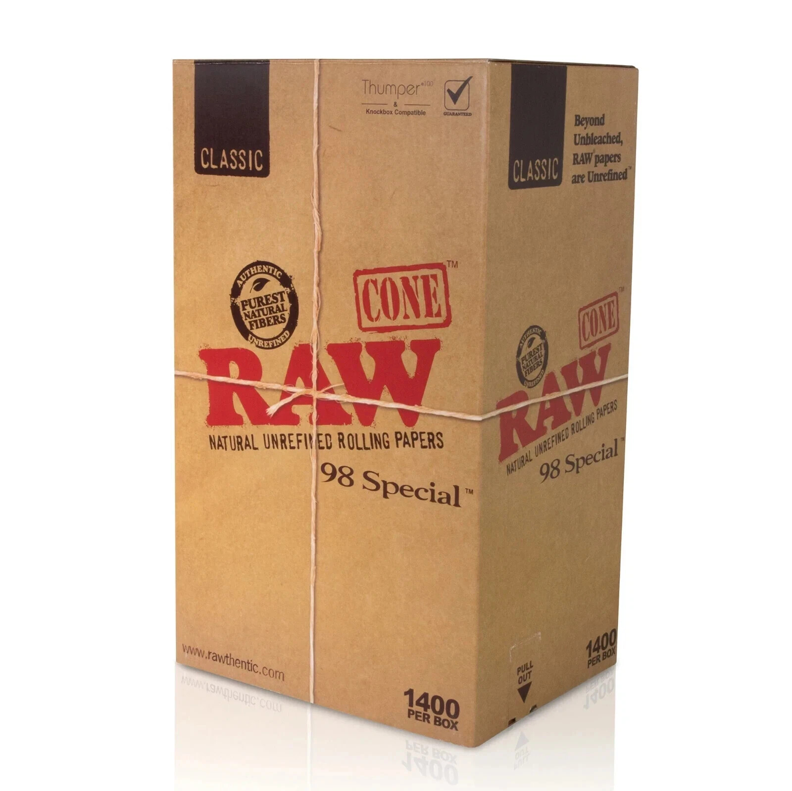 RAW Classic 98 Special Cones | Bulk Box | 1400 Cones – Free Shipping USA