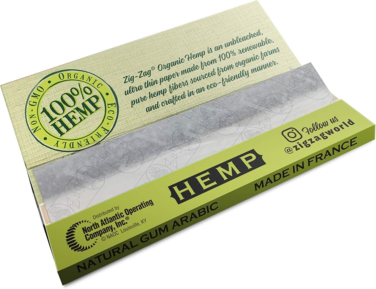 Organic Hemp Rolling Papers King Size (6 Booklets) – 32 Sheets Each – 110 mm