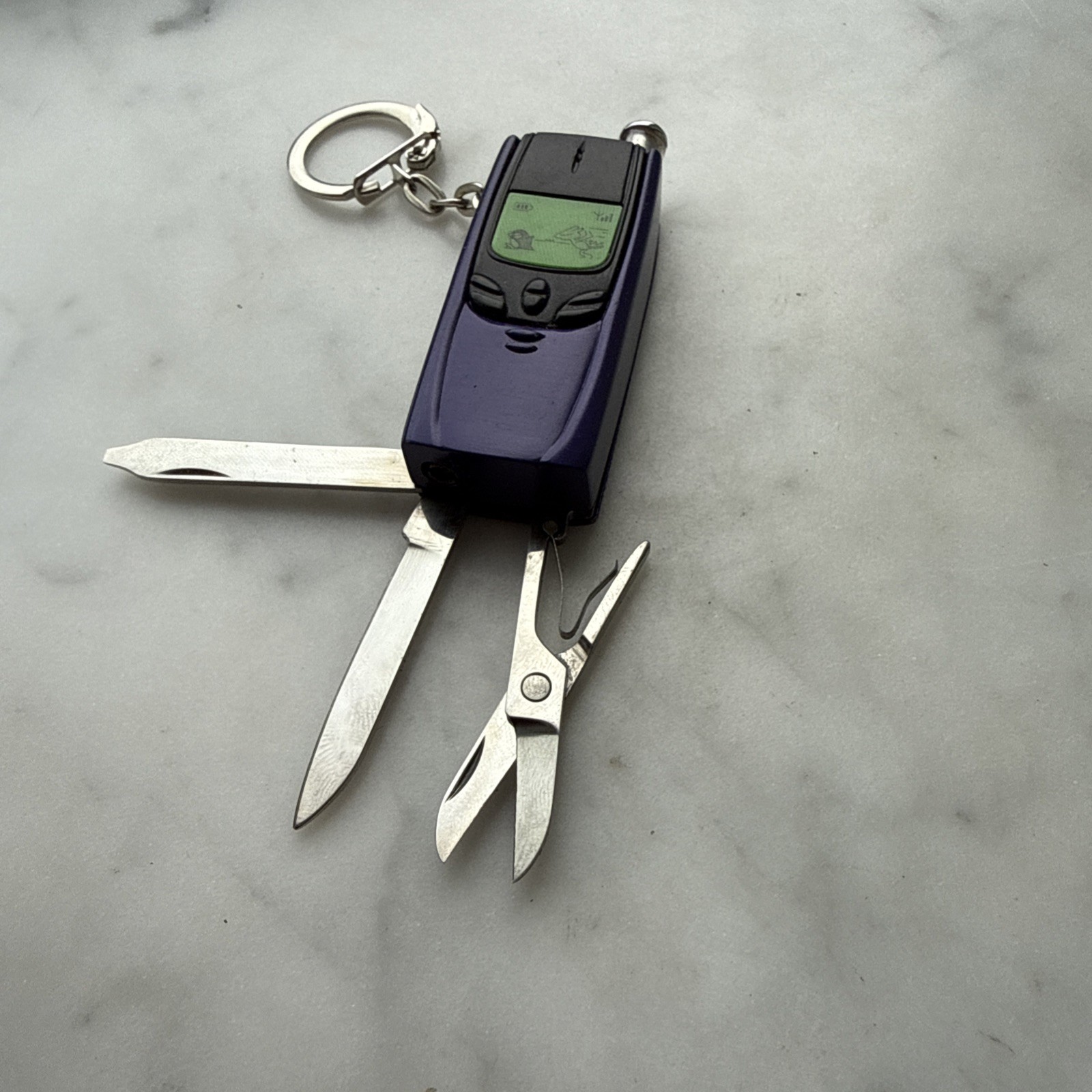 Vintage Butane Multi Tool Shape Cell Phone Butane Lighter