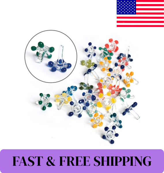 Glass Daisy Pipe Filter Screens Reusable & Heat Resistant