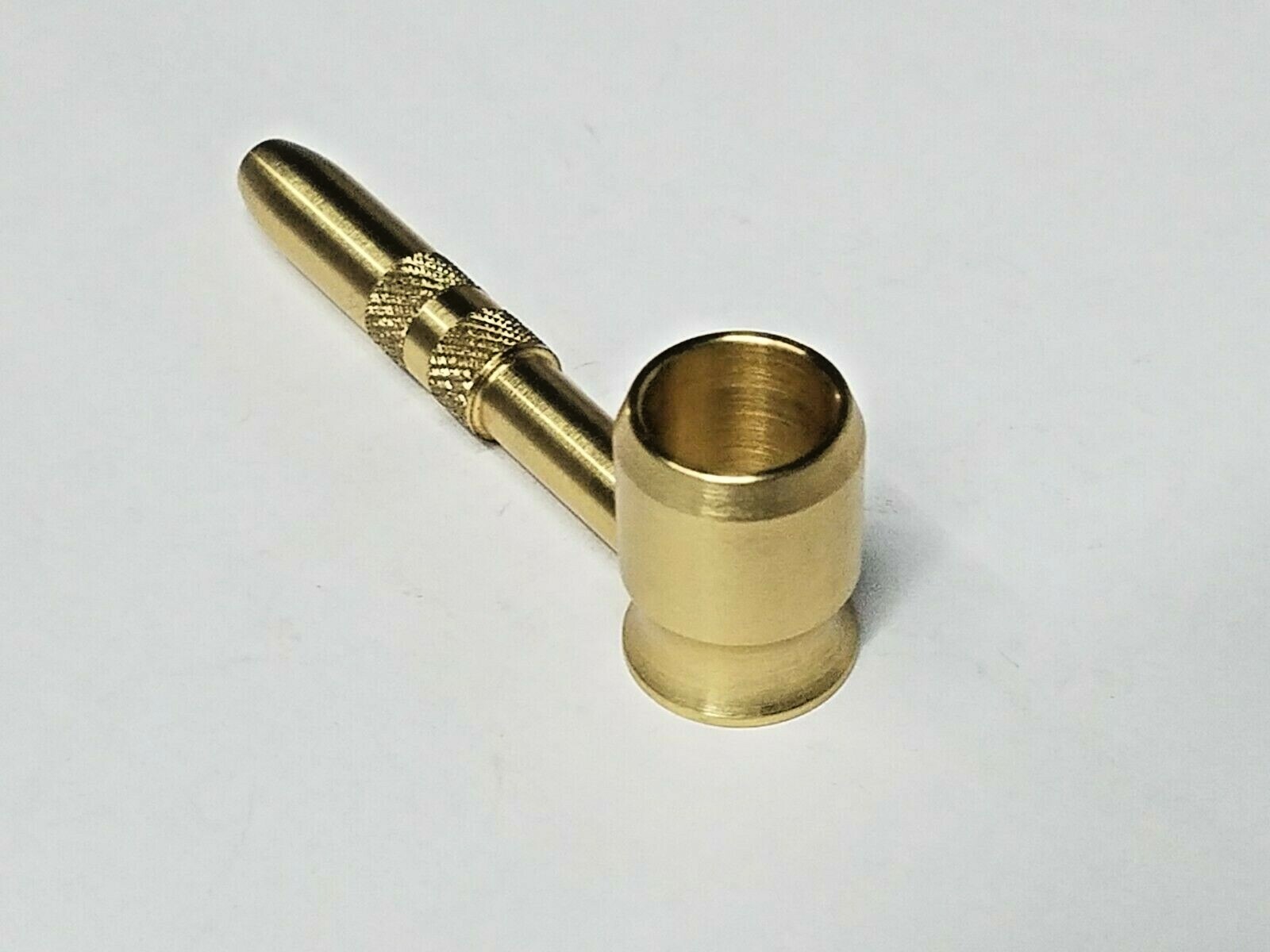 Metal Tobacco Smoking Pipe* Solid Brass * MADE IN USA* Bowl *HIGH Quality