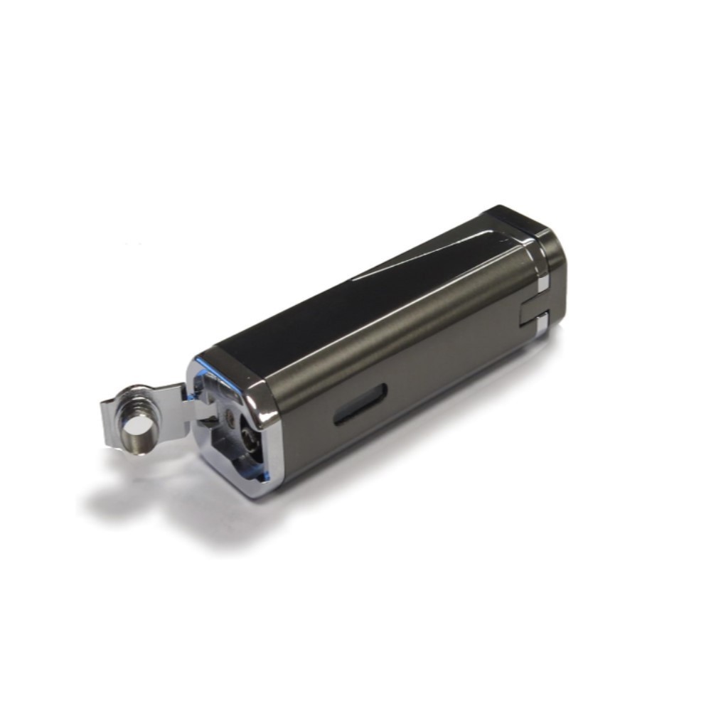 Triple Jet Torch Lighter w/ Cigar Cutter Refillable Butane Windproof Metal