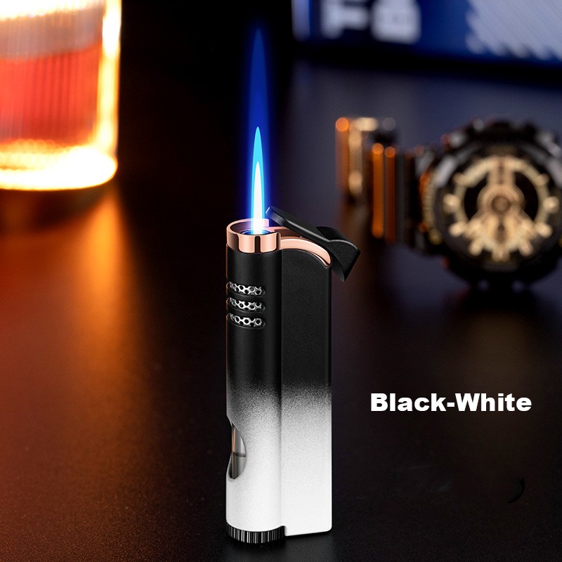 Cigar Torch Jet Lighter Refillable Butane Windproof Flame Cigarette Gas Lighters