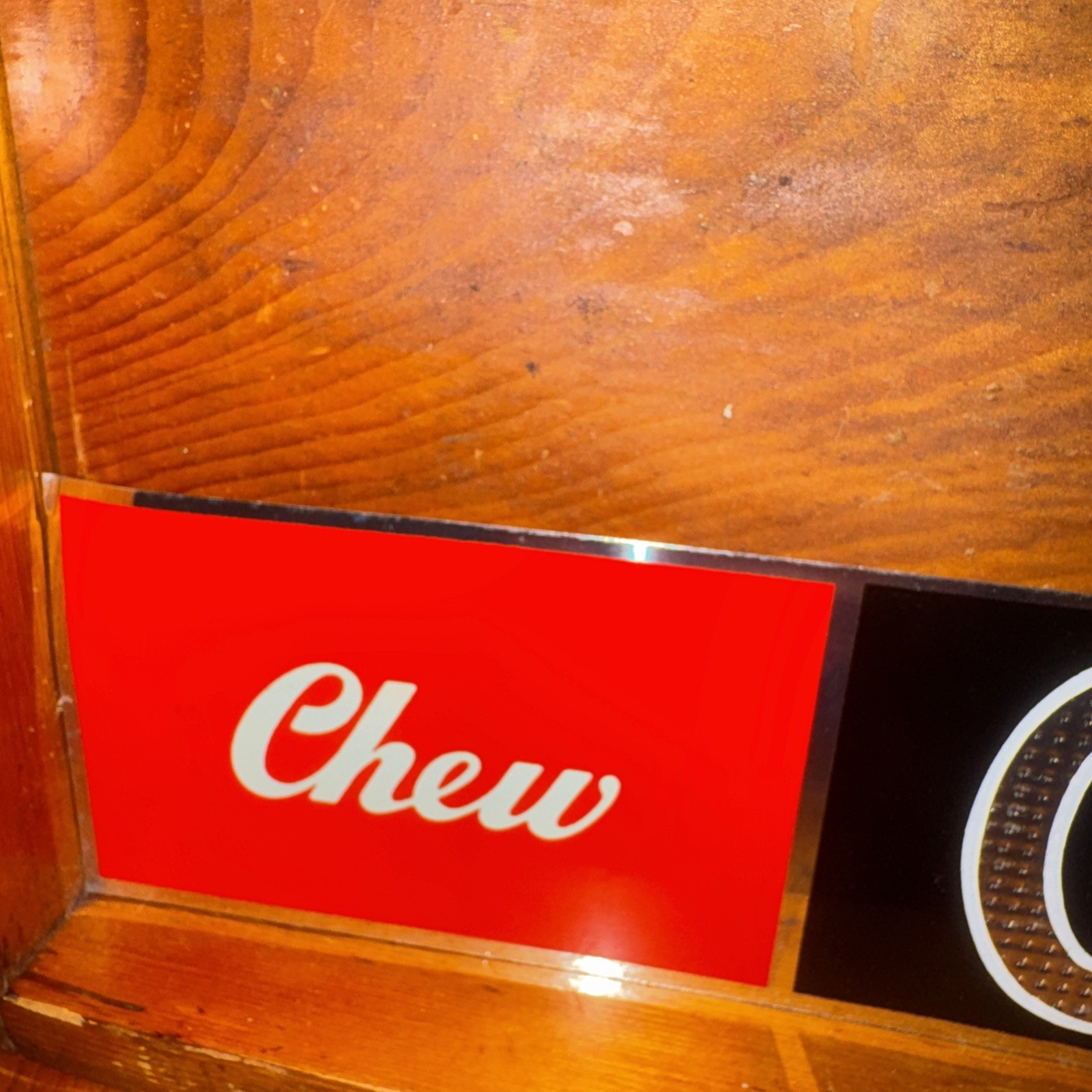 Copenhagen Chew It’s A Pleasure Embossed Metal Sign 3 x 24 Inches Near Mint Cond