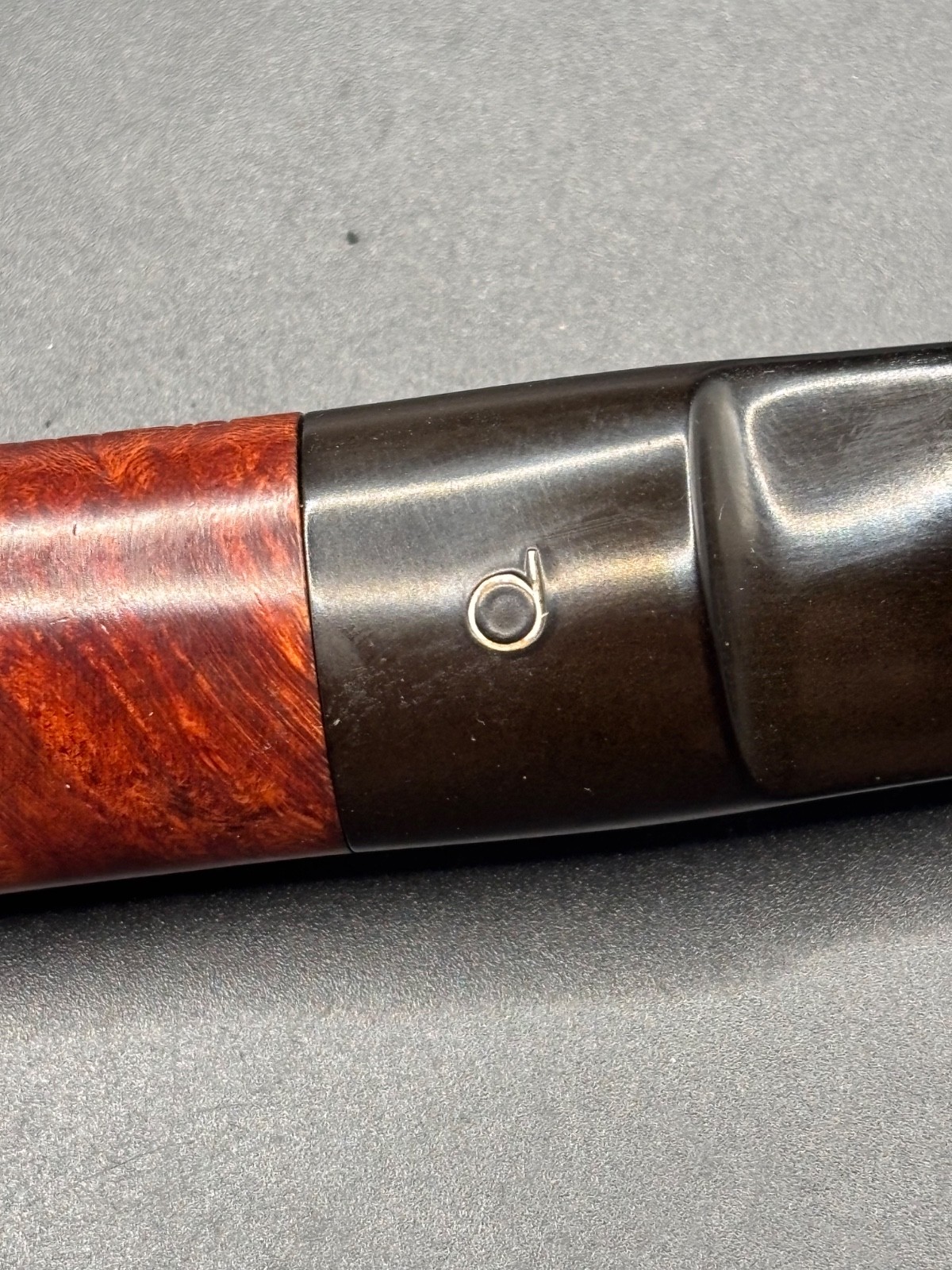 Danmore 314 Smooth Oval-Shank Brandy/Volcano Danish Estate Pipe