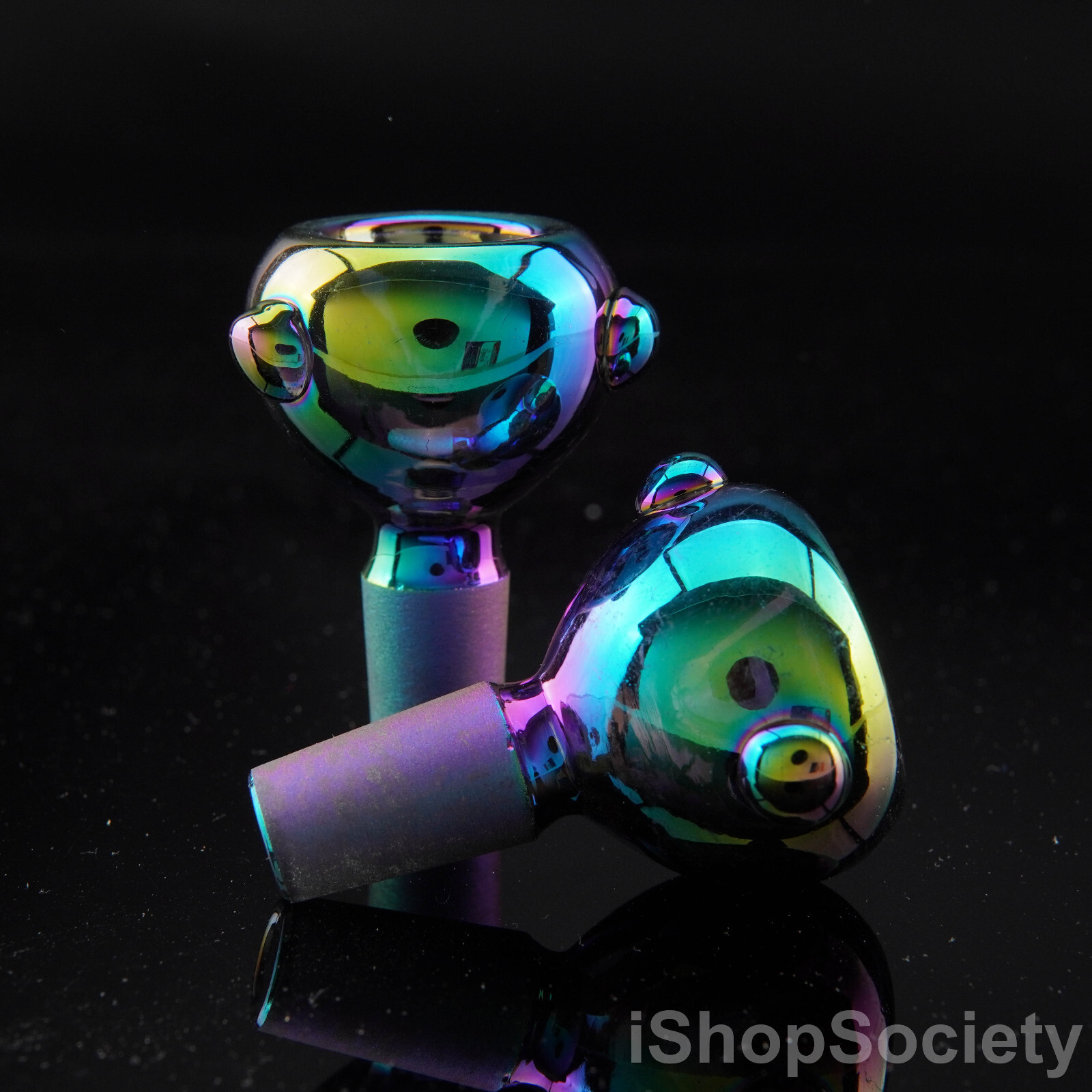 2.5″ Chroma Slide Bowl 14mm Water Pipe Hookah Head Piece Thick Glass Bowl – P795