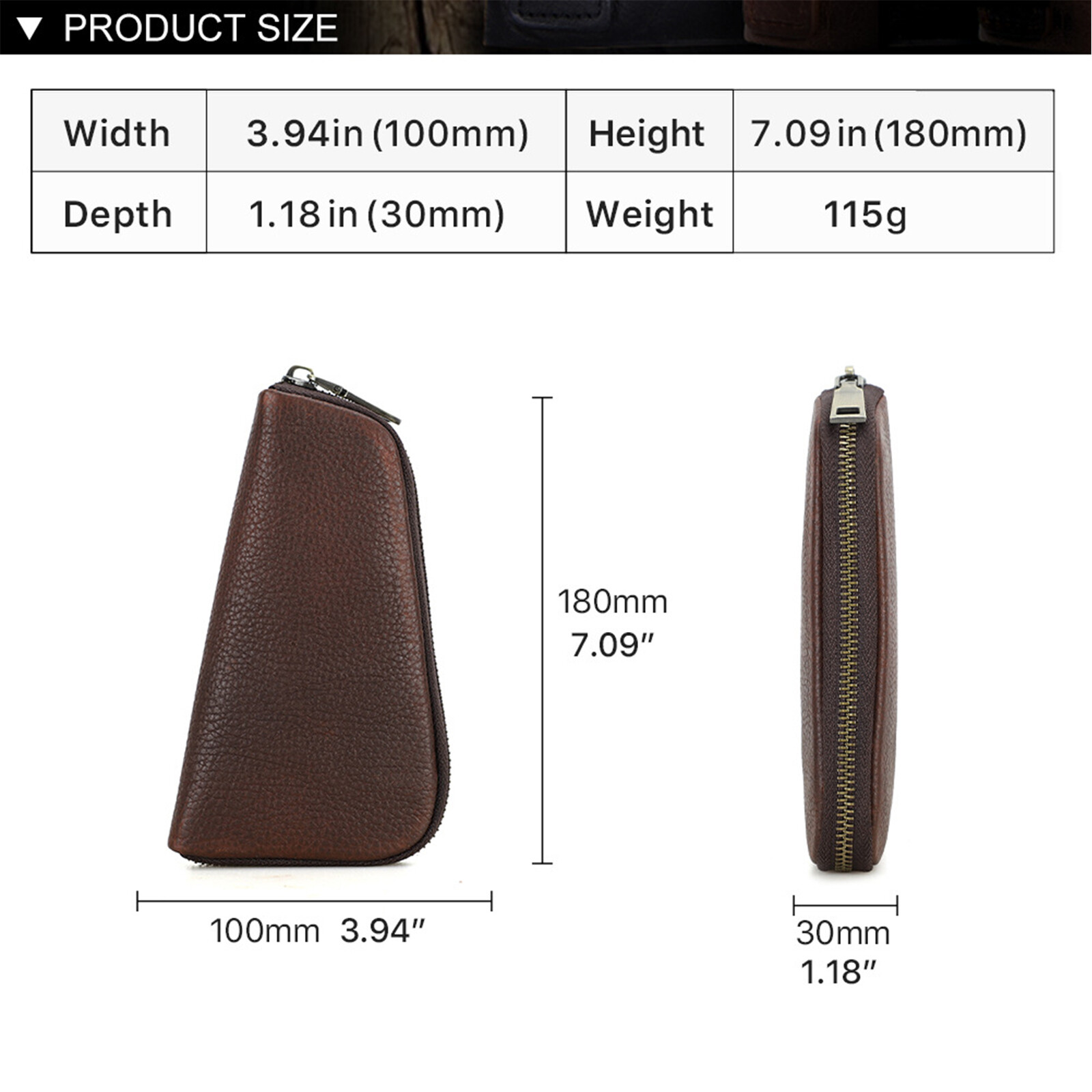 Cow Leather Smoking Tobacco Pipe Pouch Case Lighter Bag 1 Pipe Portable Travel