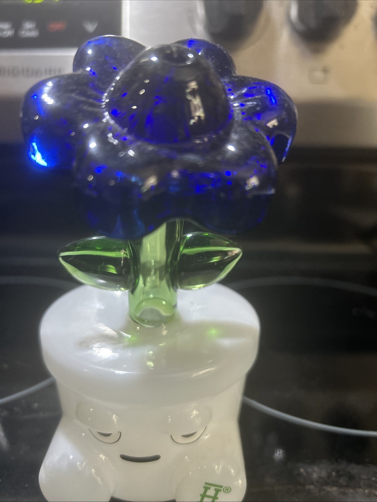 8in Flower Bong and Water Pipes Tobacco Smoking Beaker Bongs Hookah W/14mm bowl