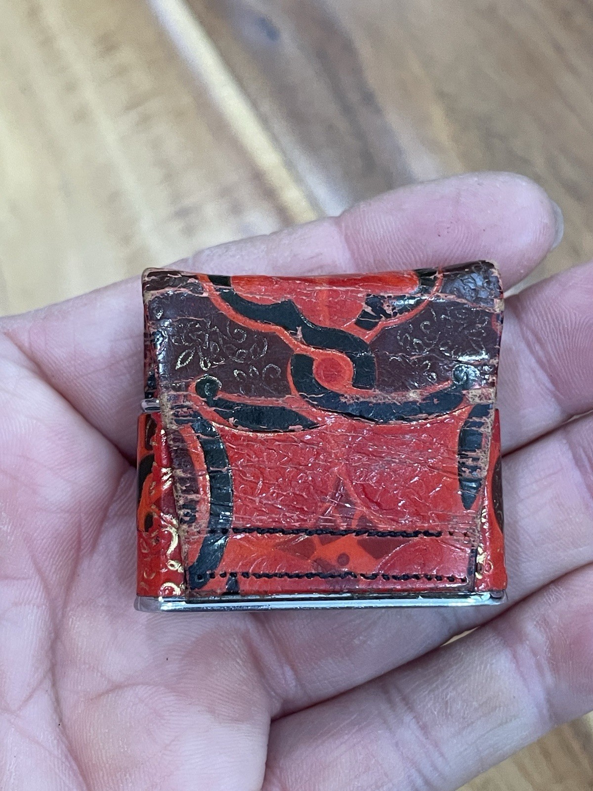 Vintage Beautiful 1950s Ibelo Monopol Pocket Lighter (Germany) Working