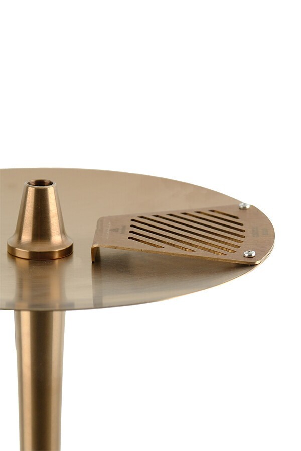 ODUMAN Cosmo Hookah Bronze Body Bronze Glass Hookah Khalil Al Faker Nargile