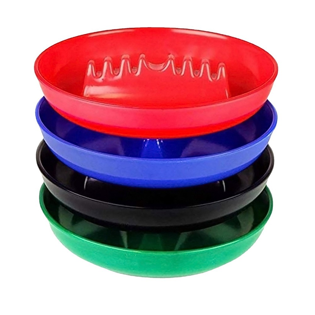 Indoor/Outdoor Ash Trays for Patio Home Decor Vintage Plastic Round8411