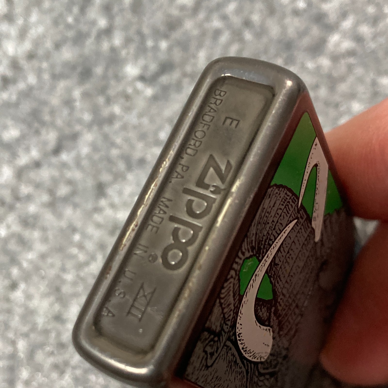 Zippo Barrett Smythe Collection Endangered Animals Elephant Zippo Lighter E XII