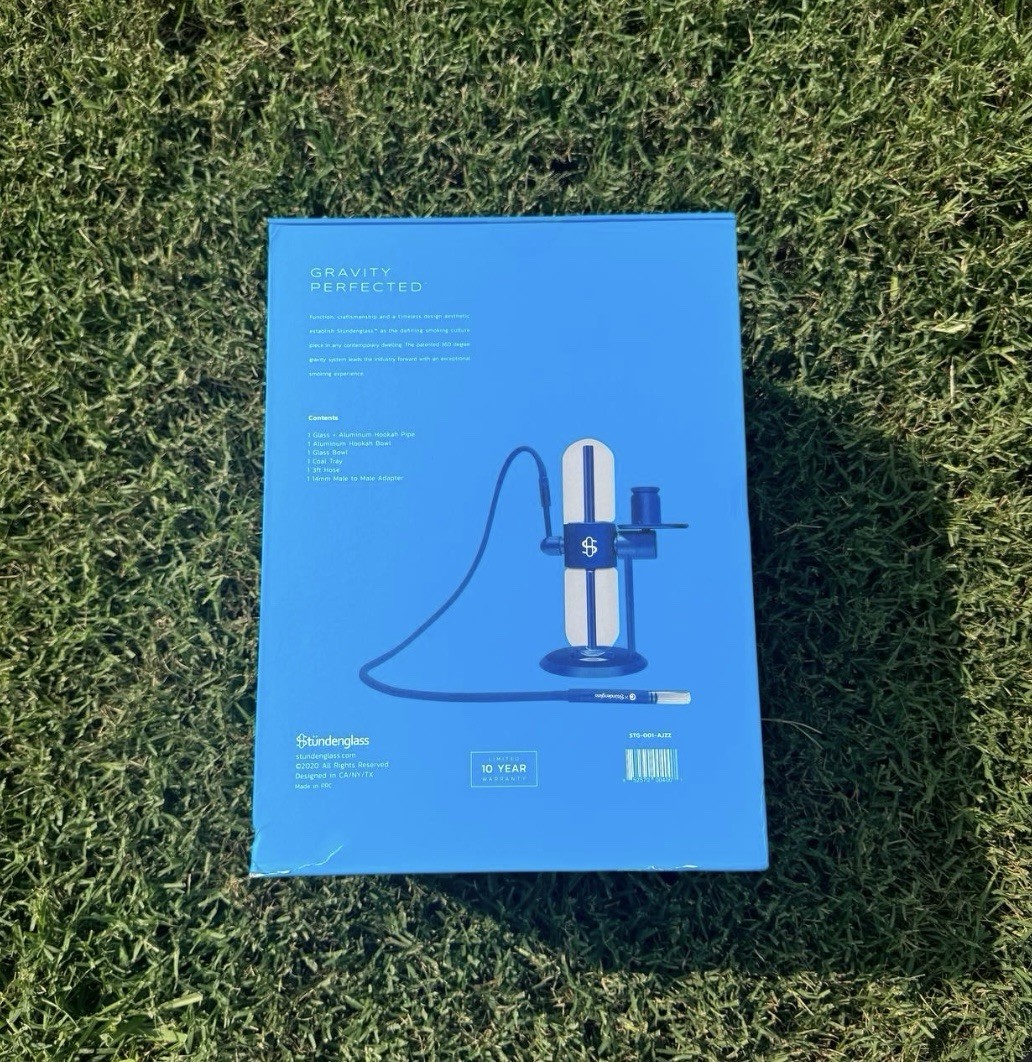 Cookies x Stündenglass Gravity Hookah Blue