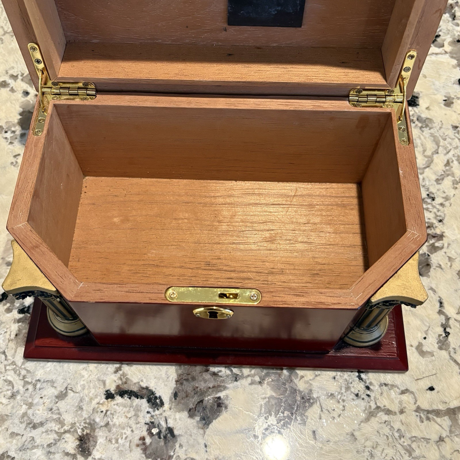Don Salvatore Humidor Cigar Case Neo Classic Cherry Finish Rare