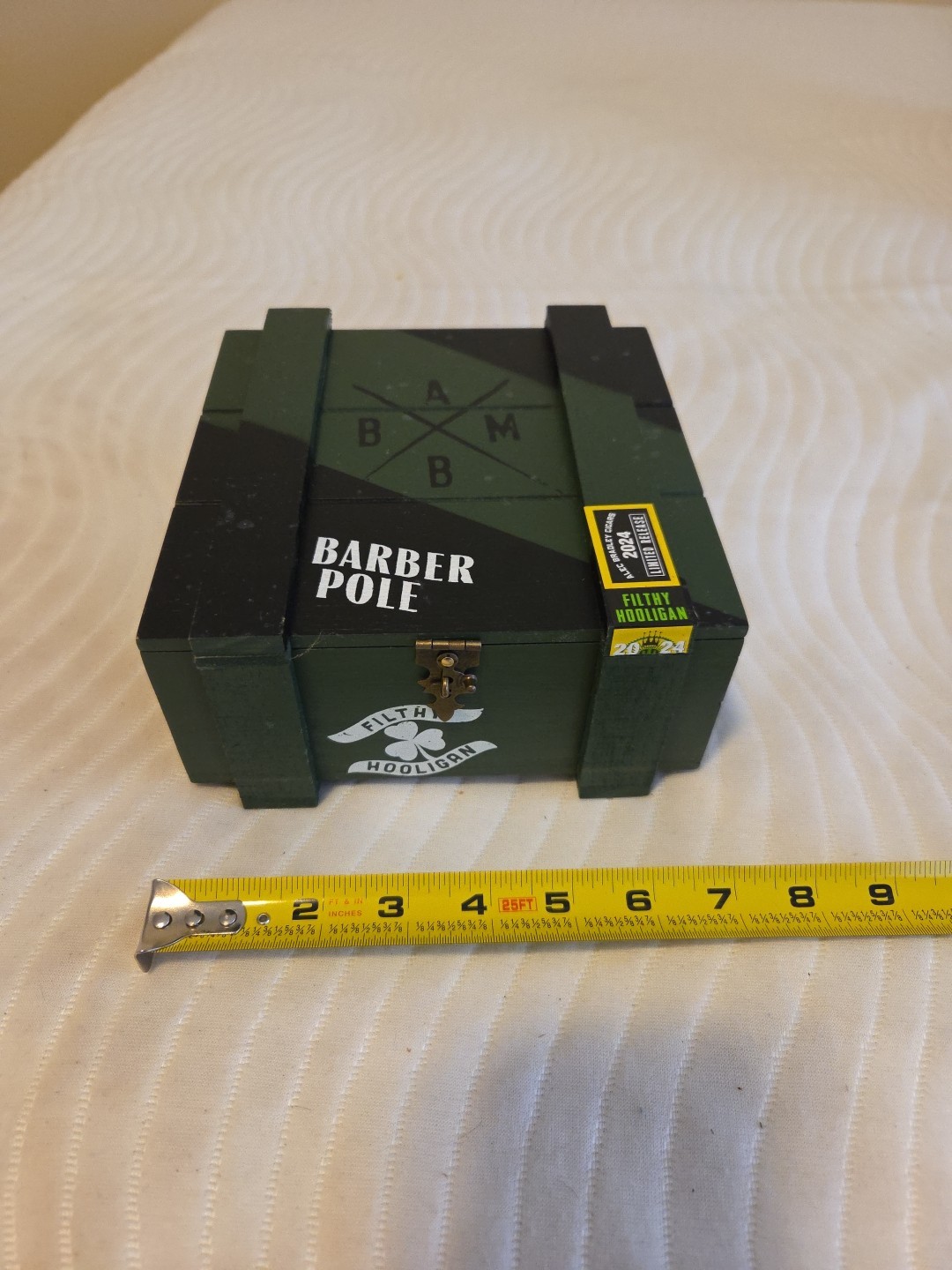 Alec Bradley Filthy Hooligan Empty Wooden Cigar Box — NEW/2024 Limited Release