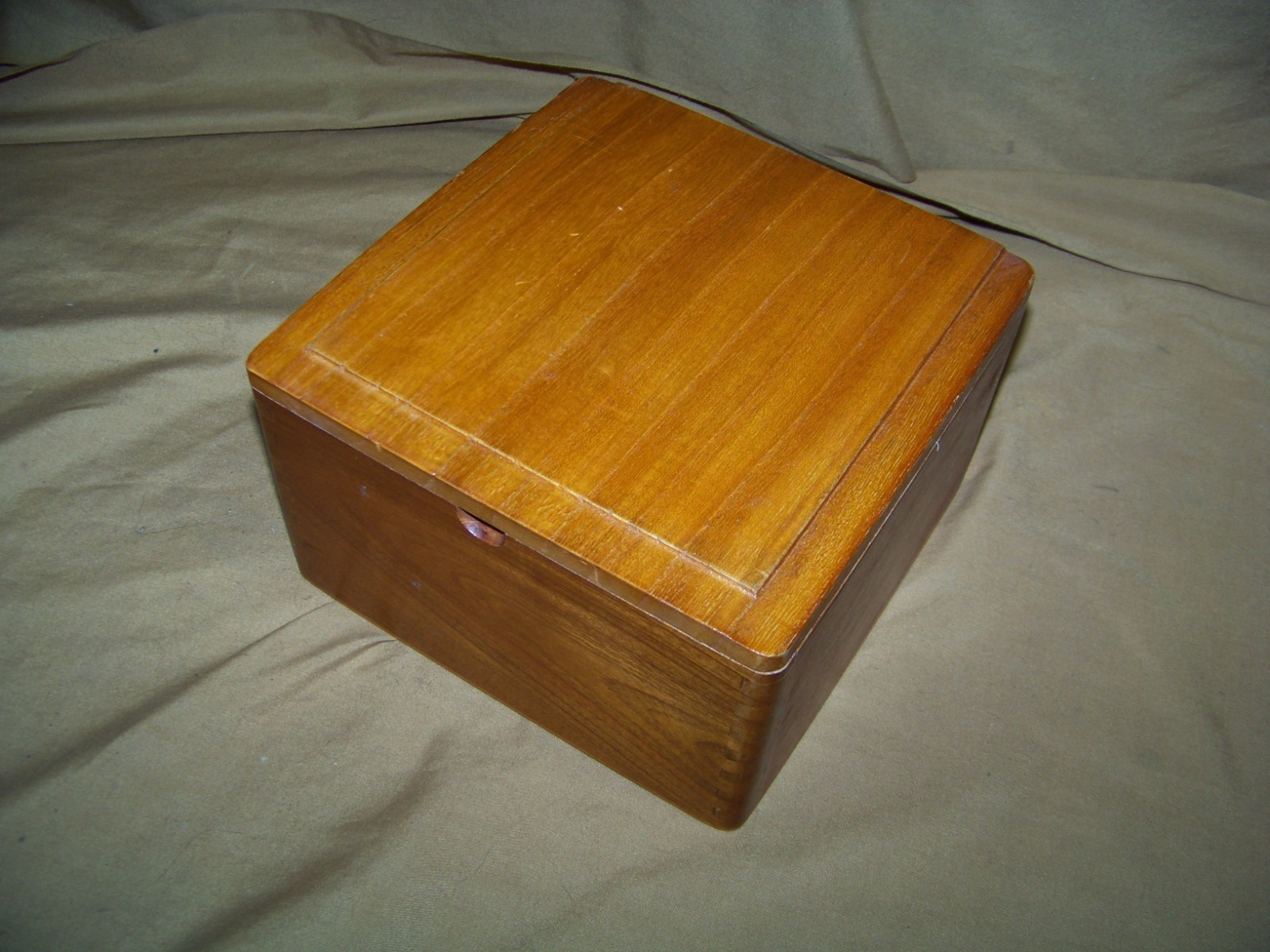 Large Wooden Empty Cigar Box