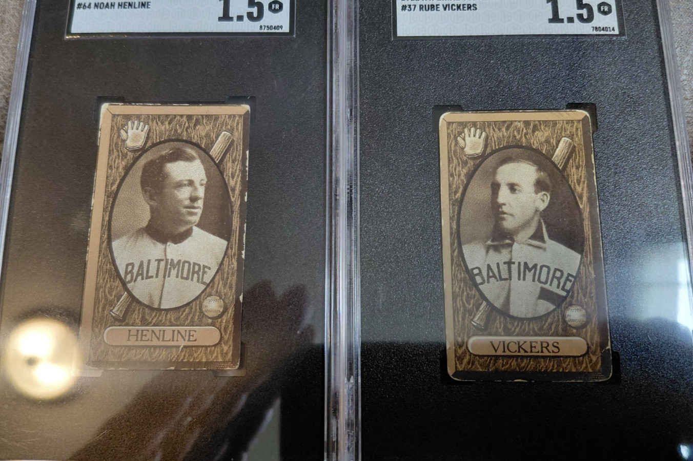 1912 C46 IMPERIAL TOBACCO COMPLETE RARE BALTIMORE TEAM SET SGC GRADED MAKEOFFER