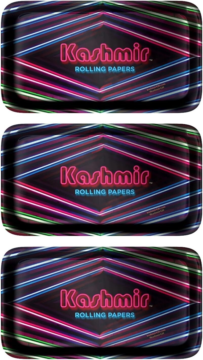 Kashmir Metal Trays Special Edition Perfect Stylish Design Rolling Tray Set of 3