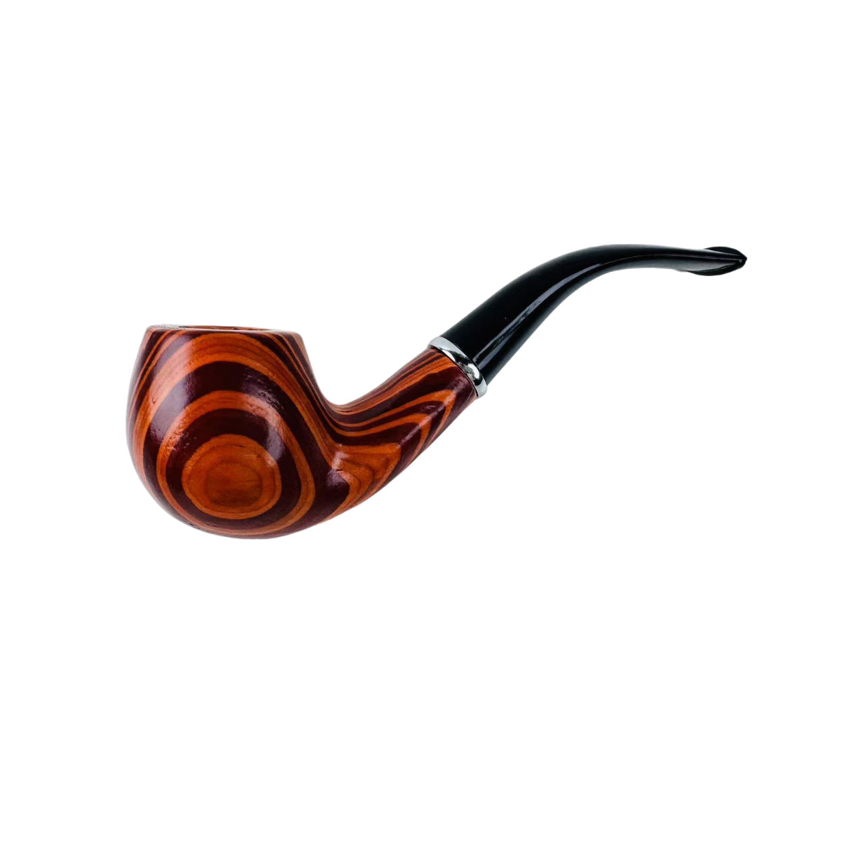 Durable Wooden Wood Smoking Pipe Tobacco Cigarettes Cigar Pipes Enchase W/ Stand