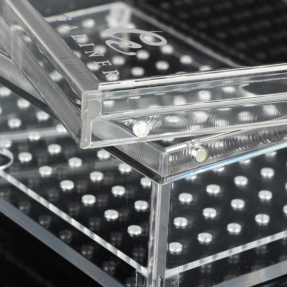 Galiner 20-35CTS Acrylic Plastic Cigar Humidor Cigars Cases Holder Transparent