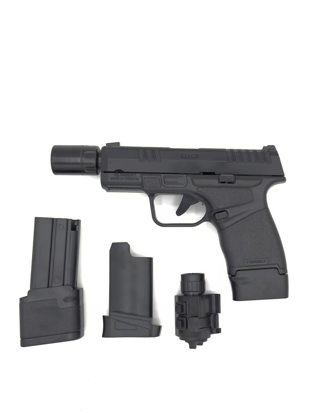 Pistol Shape Butane Torch Lighter – Windproof Refillable Jet Flame Gun Style Cig
