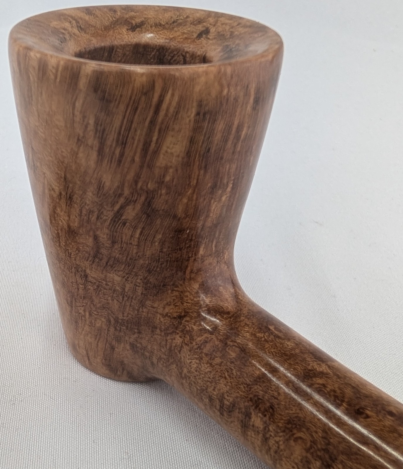 Stubby Dublin Smoking Briar Pipe w/Acrylic Stem Beveled Rim by Whitaker Werks