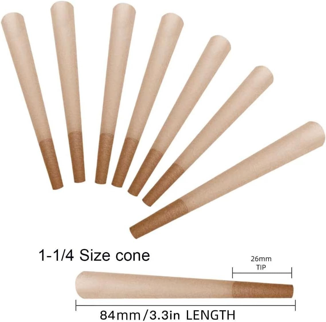 Rolling Cones 1-1/4 Size- – Cones 1-1/4 Size – Slow Burning 1-1/4 Size Pre Ro…