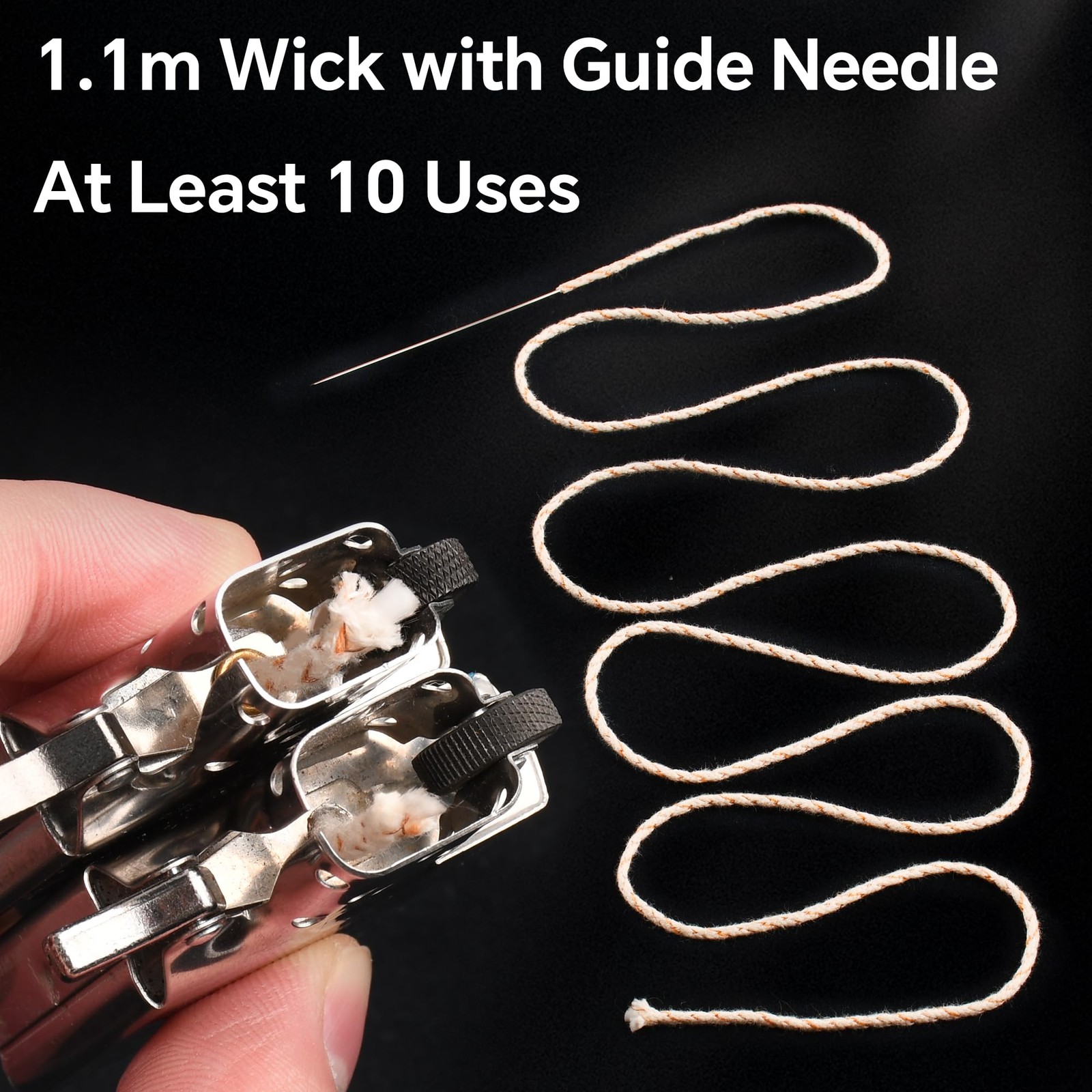 Flint and Wick Set-Upgraded Lighter Repair Kit for Fluid Lighter & Insert(Met…