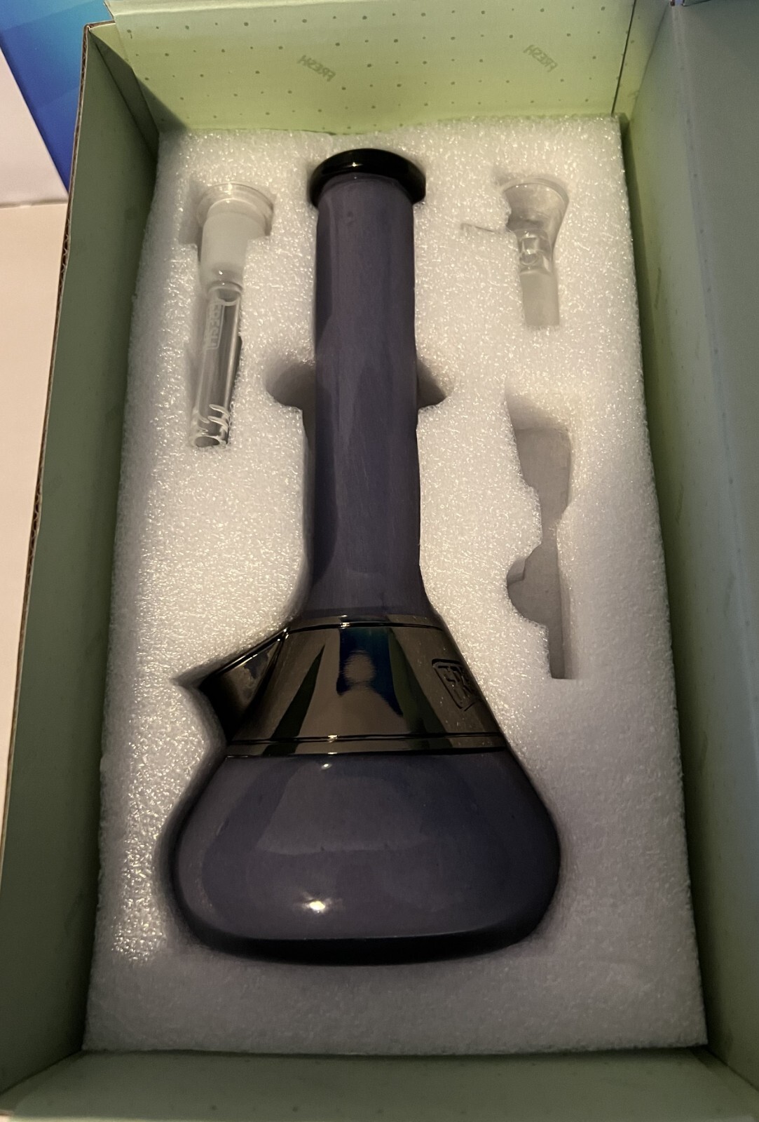 NEW Berry 8.5″ Fresh San Diego Beaker American Made USA Glass Water Tobacco Pipe