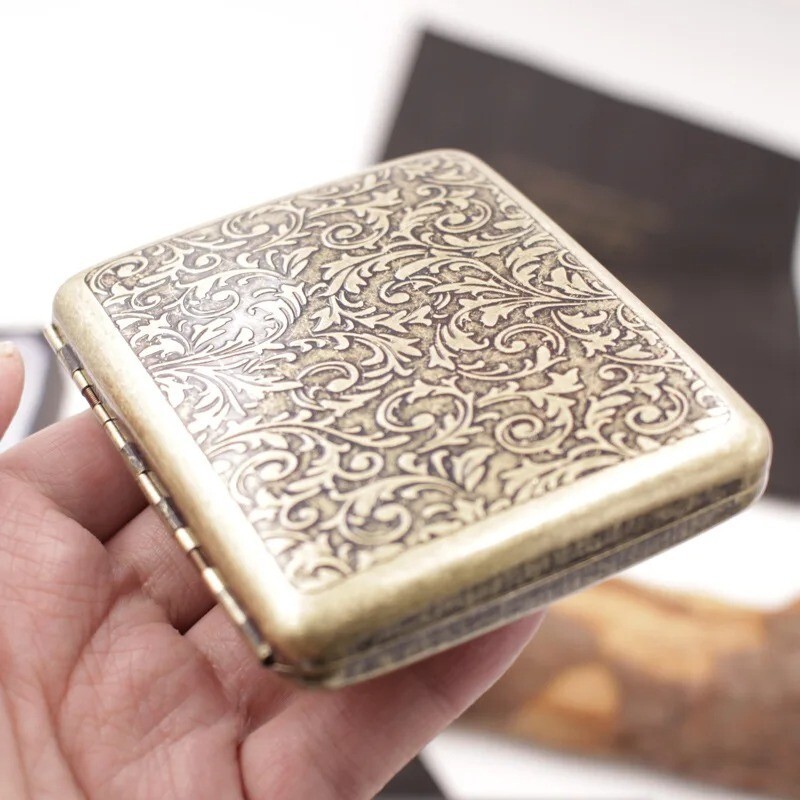 20Pcs Cigarette Storage Case Retro Classic Cigarette Case Box Handmade Men Gifts