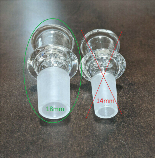 18mm Glass SNOWFLAKE SCREEN Slide BOWL Male for Water Pipe Bong (1 – ONE) Green