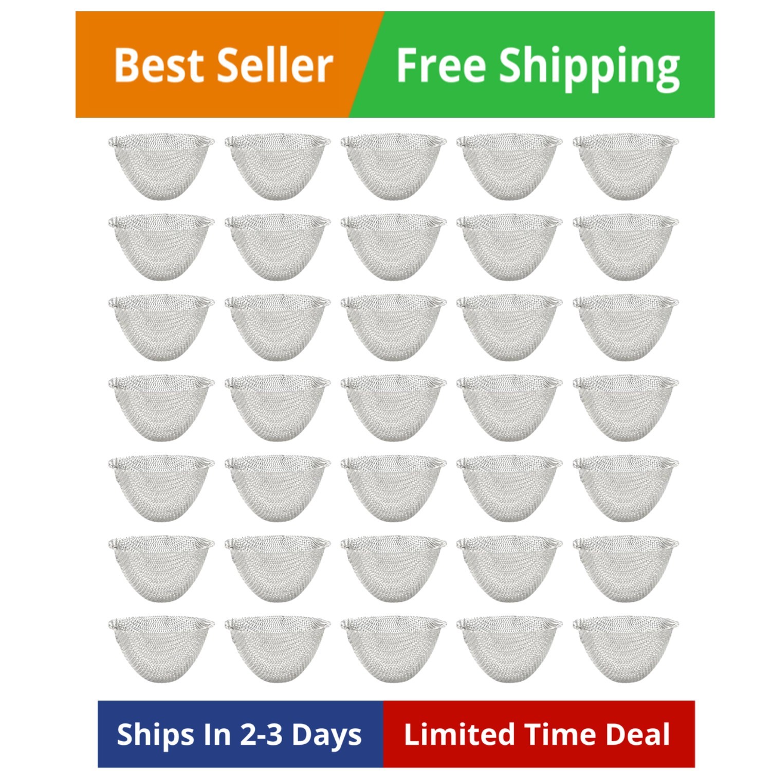 Scotte Screens Pipe Screen Filters Steel Screen Ball (50Pack)