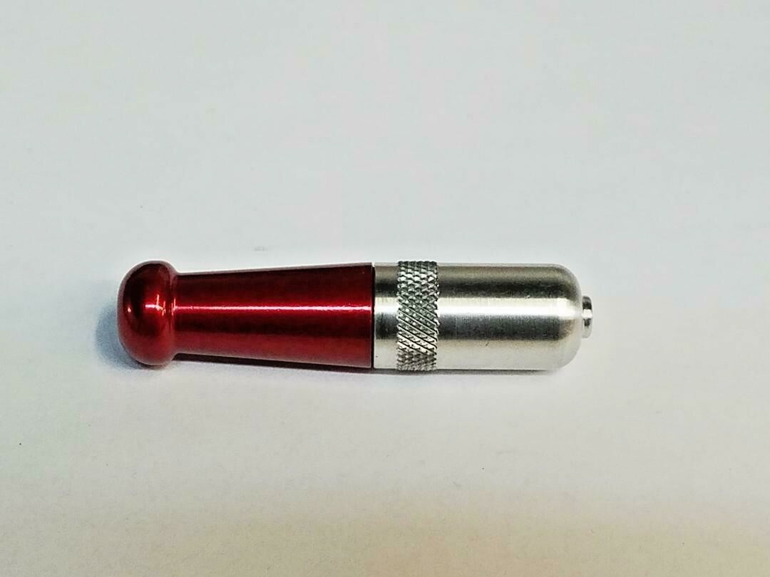 SILVER / RED ZEPPELIN PIPE* MADE IN USA* SNEAK*TOKE HIGH QUALITY * CHILLUM