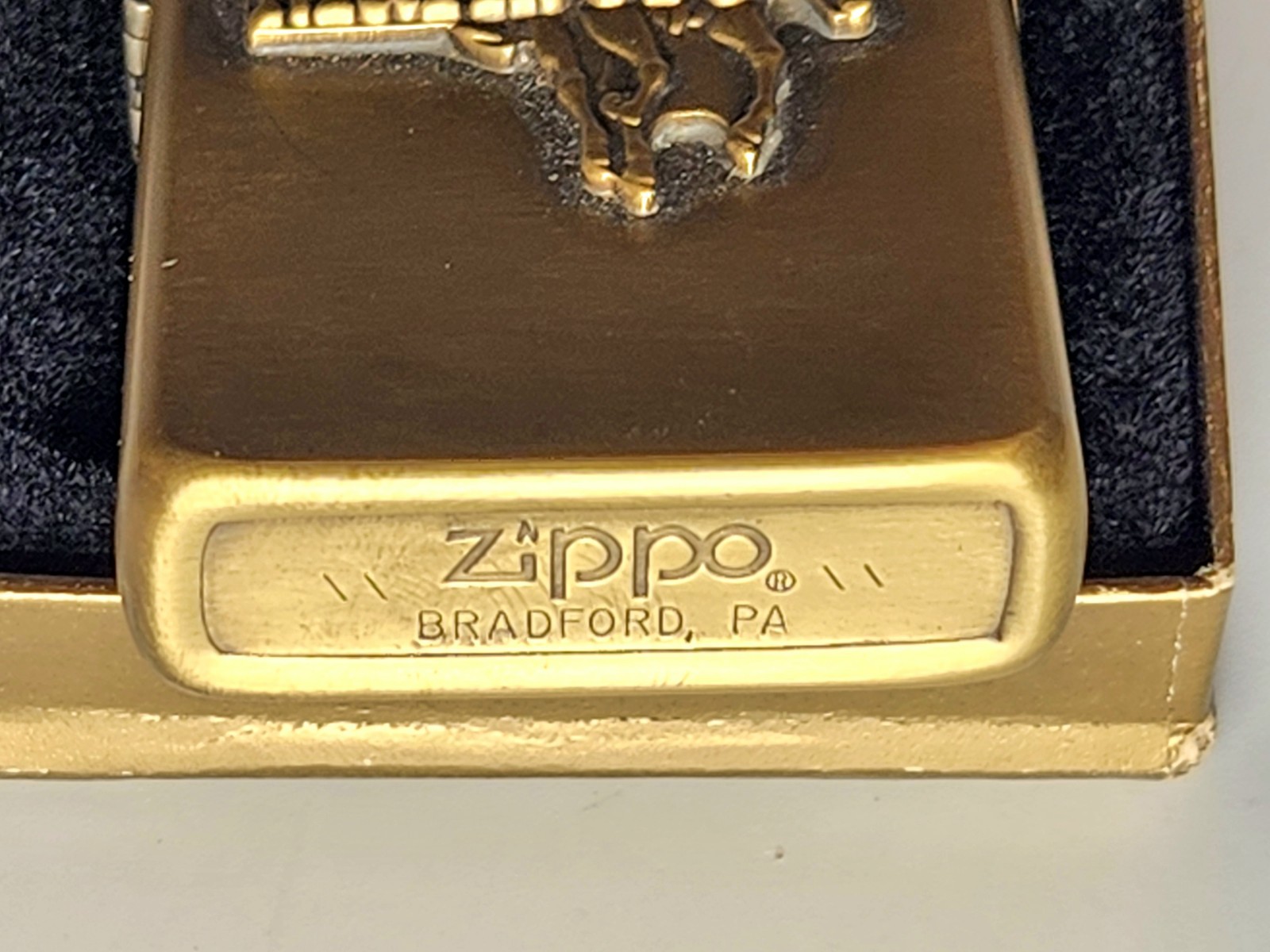 Vtg Nos 1986 Zippo Marlboro Cowboy With Lasso Lighter Unstruck Original Box