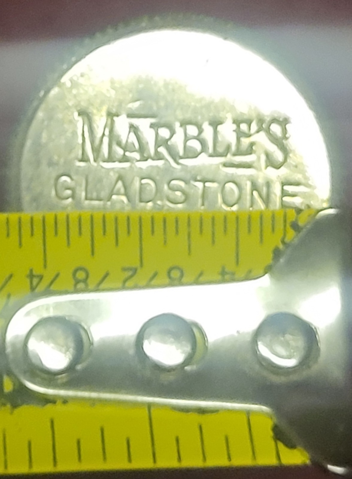 Antique Marbles Weatherproof Match Safe – Patened 1900 Gladstone Mich
