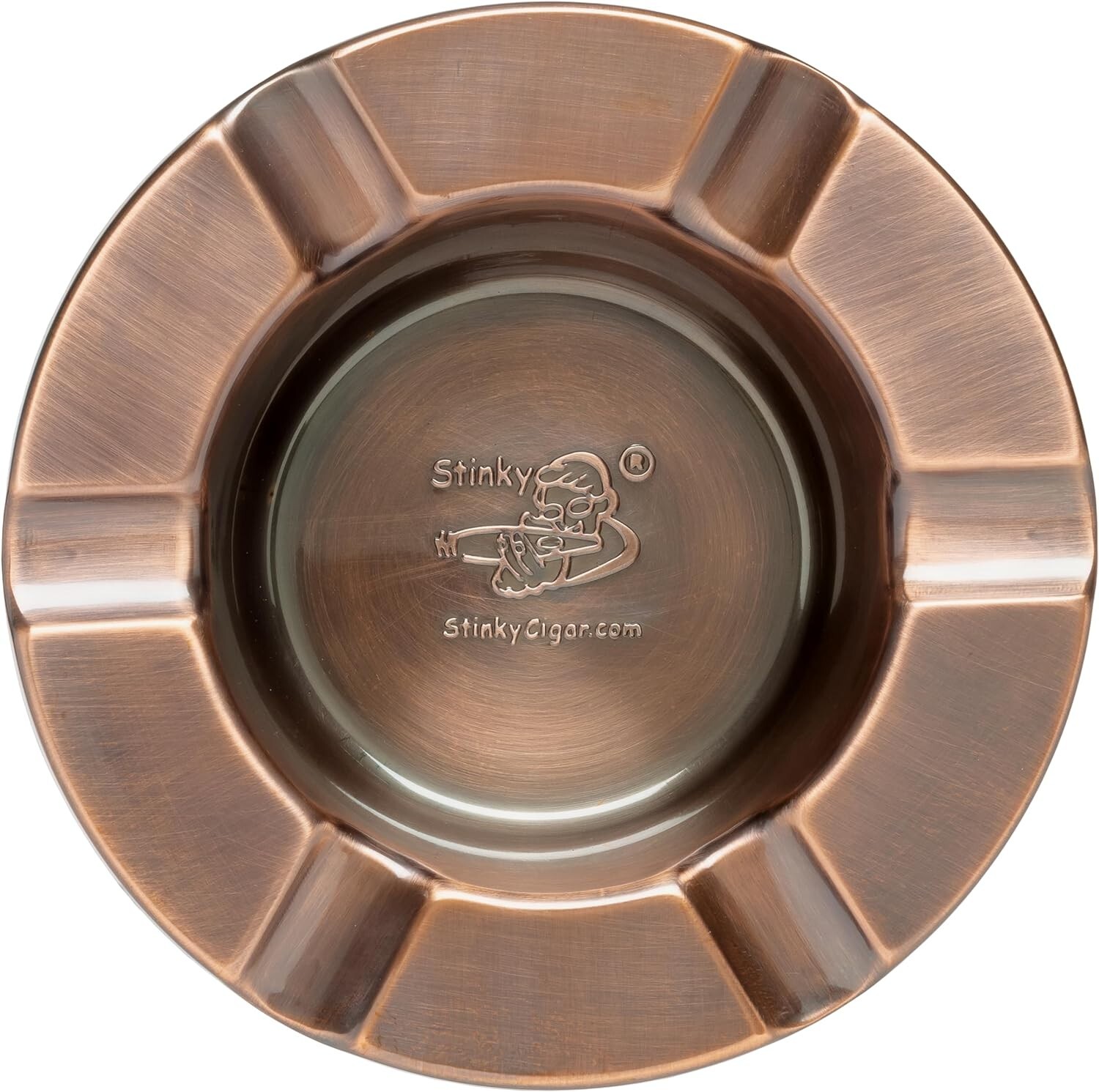 Stinky Cigar® One-Piece Ashtray (Brushed Bronze)