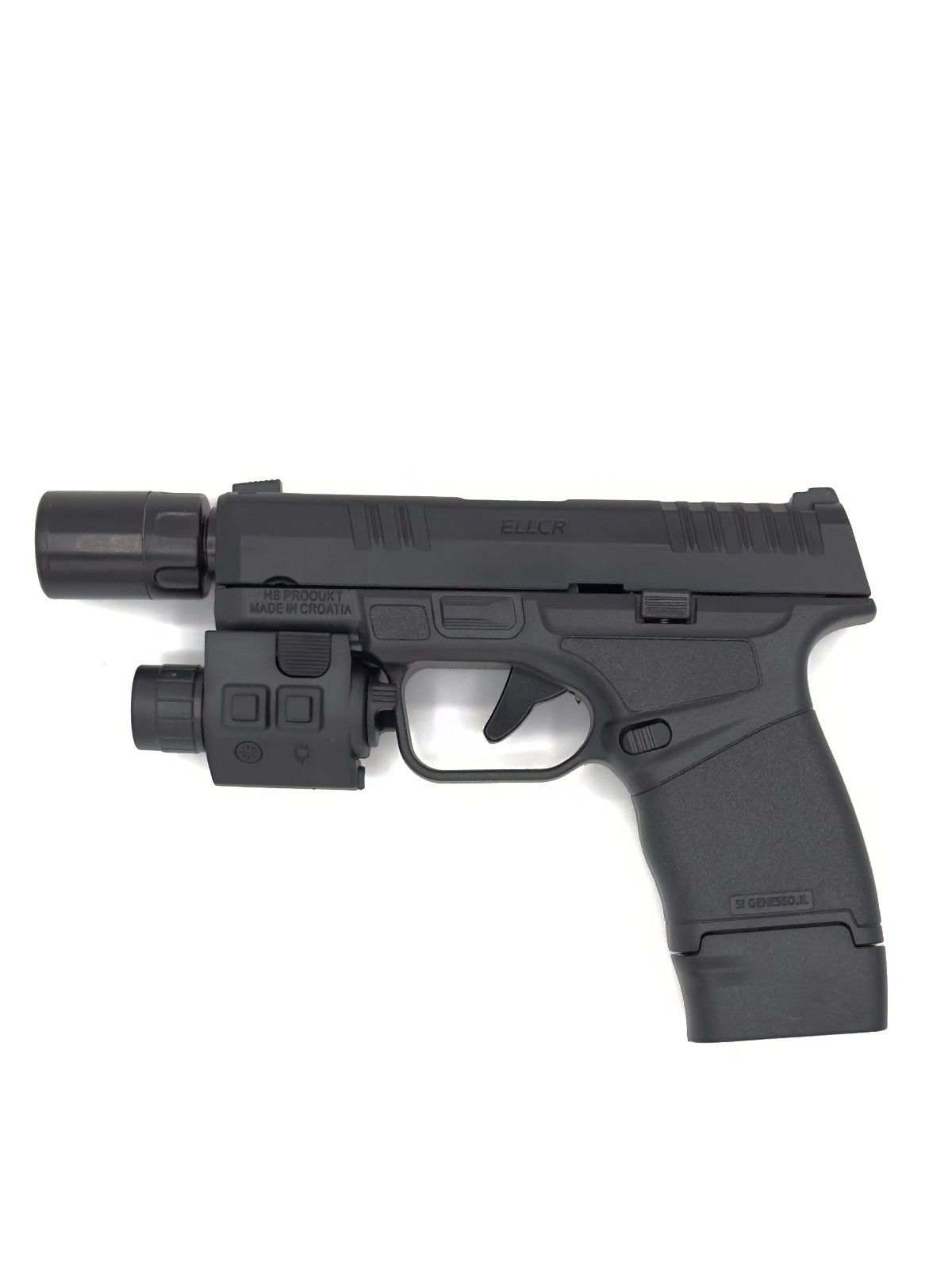 Pistol Shape Butane Torch Lighter – Windproof Refillable Jet Flame Gun Style Cig